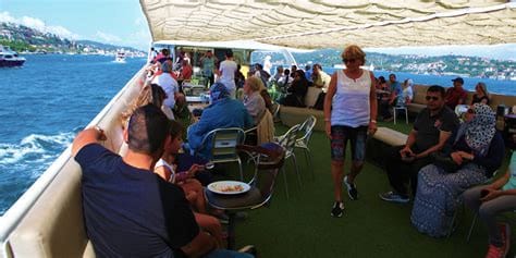 How much is lunch on Bosphorus cruise?