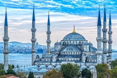 Was the Blue Mosque a church?