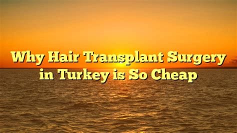 Why is it so cheap in Turkey?