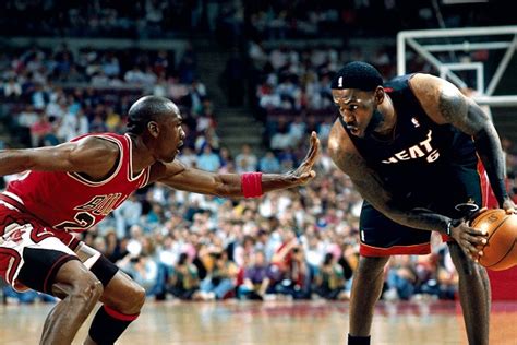 Did LeBron ever play Jordan?