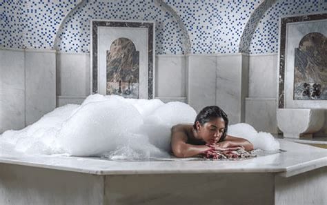Do you shower after Turkish bath?