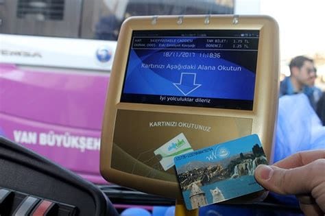 How do you pay for public transport in Turkey?