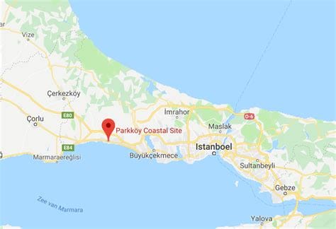 How far is the beach from Istanbul?