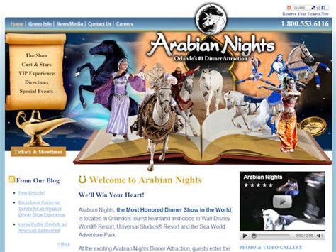 How much are tickets to the Arabian Nights dinner show in Orlando?