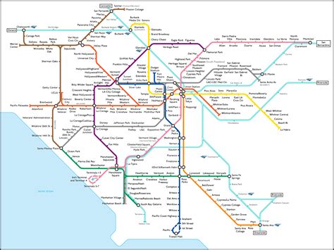 What are the new metro lines in Los Angeles?