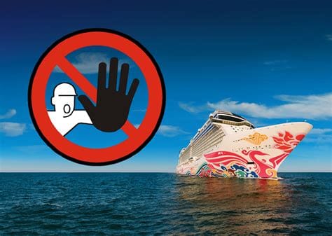 What can you not bring back on a cruise ship?