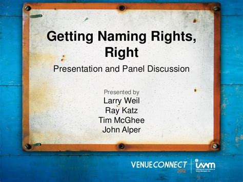 What do naming rights get you?