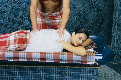 What do you wear for a Turkish massage?