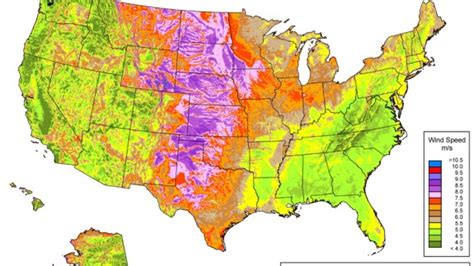 What is the least windy state in the United States?