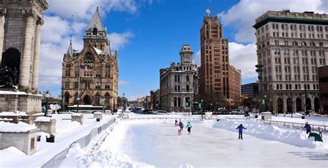 What is the snowiest city in NY?