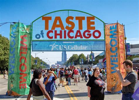 What street is the taste of Chicago?