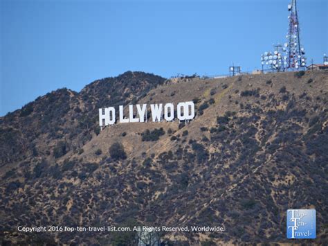 What time of day is best to view the Hollywood Sign?