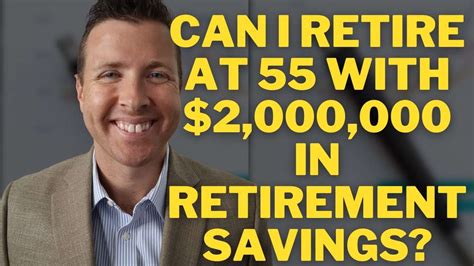Can I Retire At 55 With $1 Million?
