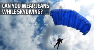 Can you wear jeans skydiving?