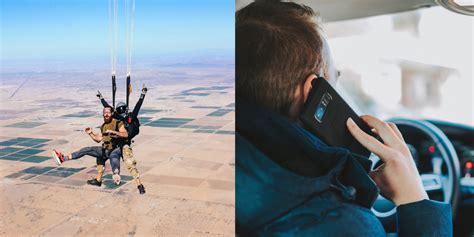 Is skydiving actually safer than driving?