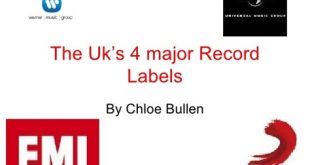 What are the 4 largest record labels?