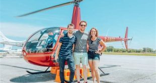 What are the benefits of helicopter travel?