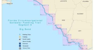 What counties in Florida allow paddling?