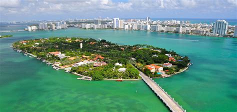 What island off Miami is exclusive?