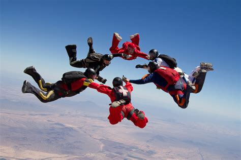 Who should not go skydiving?