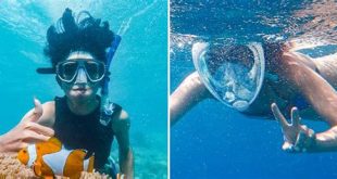 Why are full face snorkels not allowed?