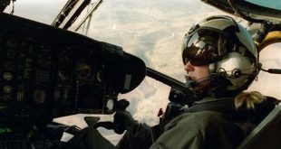 Why do helicopter pilots sit right seat?