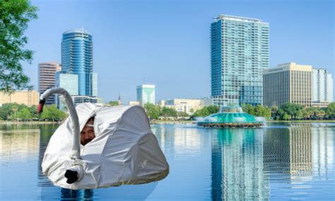 Why is it illegal to swim in Lake Eola Orlando?